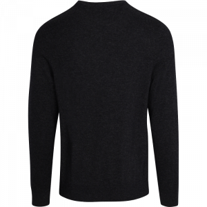 Dunning Golf V Neck Pullover - Small 40-42" Chest - Black Heather - Image 2