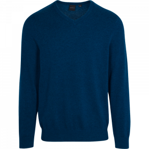 Dunning Golf V Neck Pullover - Small 40-42" Chest - Opal Heather