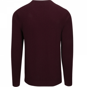 Dunning Golf V Neck Pullover - Small 40-42" Chest - Claret Heather - Image 3