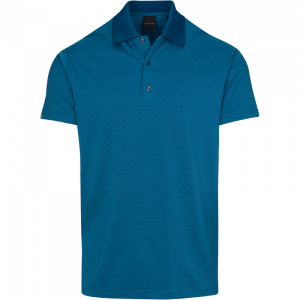 Dunning Golf Mowbray Jacquard Polo Shirt - 40-42" Chest - Opal
