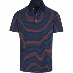 Dunning Golf Elswick Jersey Polo Shirt - 40-42" Chest - Halo/Fragment/Coral