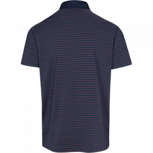 Dunning Golf Elswick Jersey Polo Shirt - 40-42" Chest - Halo/Fragment/Coral - Image 2
