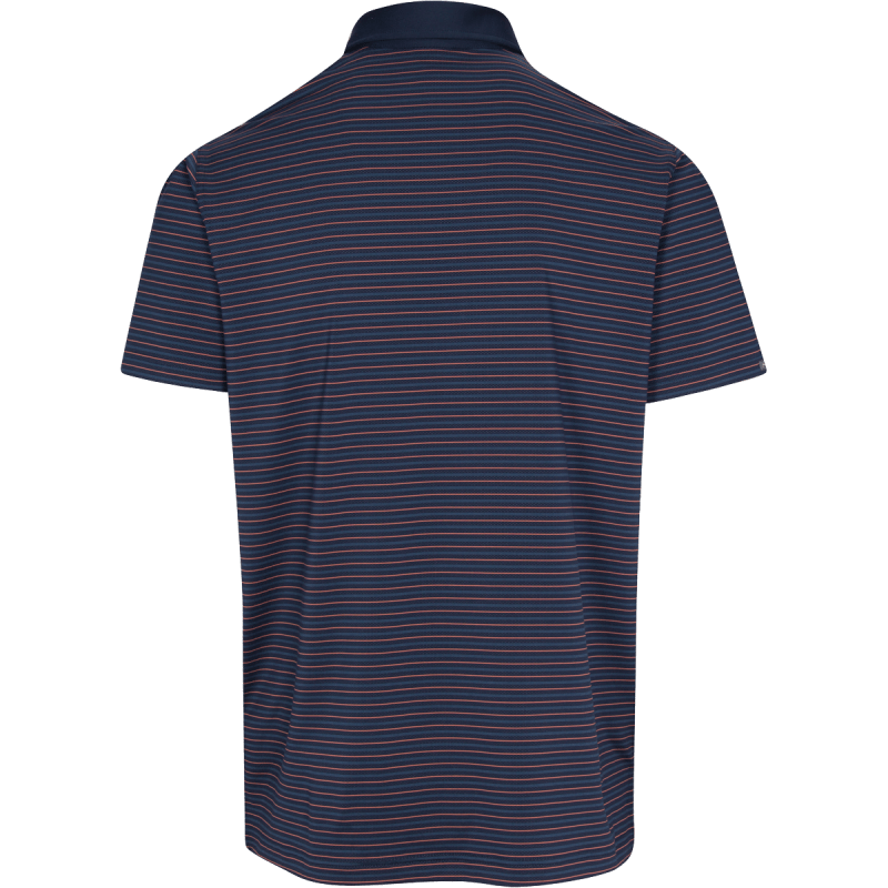 Dunning Golf Elswick Jersey Polo Shirt - 40-42" Chest - Halo/Fragment/Coral - Image 2