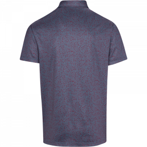 Dunning Golf Alston Jersey Polo Shirt - 40-42" Chest - Fragment/Heather/Poppy - Image 2