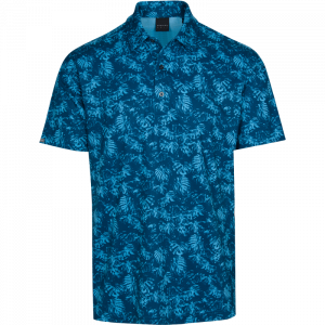 Dunning Golf Holford Performance Polo Shirt - 40-42" Chest - Cayman Heather Opal