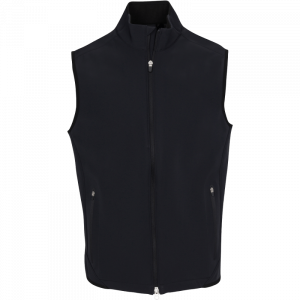 Dunning Golf Vesey Bonded Full Zip Gilet Vest - Small 40-42" Chest - Black