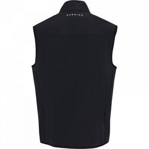 Dunning Golf Vesey Bonded Full Zip Gilet Vest - Small 40-42" Chest - Black - Image 2