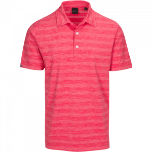 Dunning Golf Livingston Jersey Polo Shirt - Small 40-42" Chest - Cherry