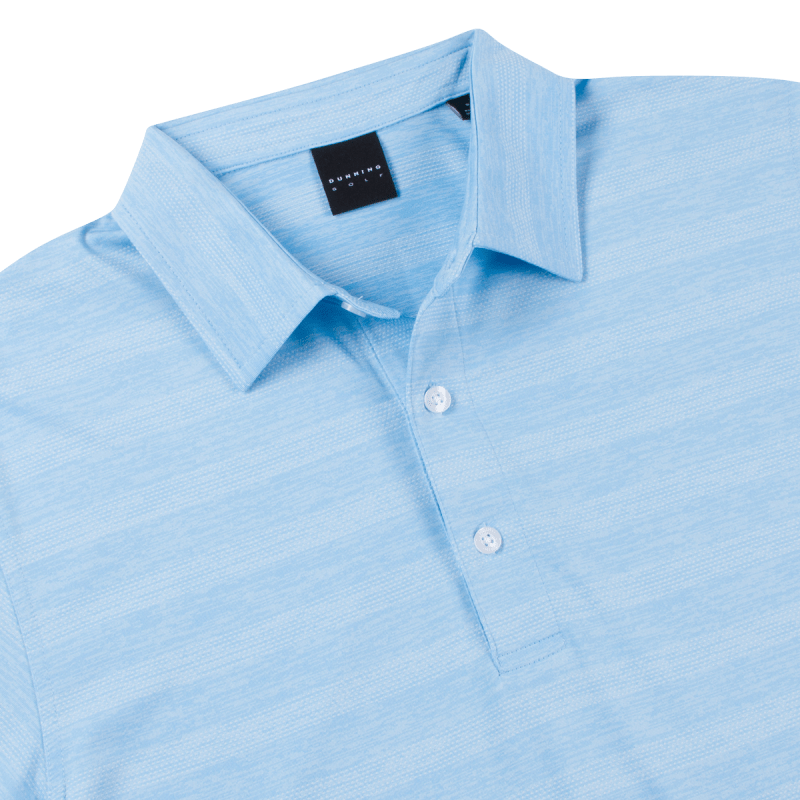 Dunning Golf Livingston Jersey Polo Shirt - Small 40-42" Chest - Polar - Image 3