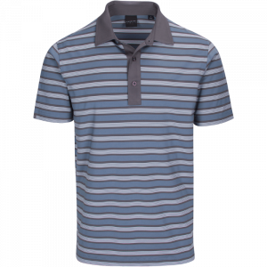Dunning Golf Milford Jersey Polo Shirt - Small 40-42" Chest - Fragment/Shade/Grit