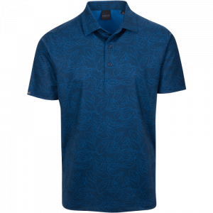 Dunning Golf Crolly Jersey Polo Shirt - Small 40-42" Chest - Dim/Chime