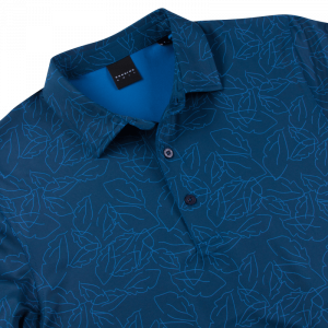 Dunning Golf Crolly Jersey Polo Shirt - Small 40-42" Chest - Dim/Chime - Image 3
