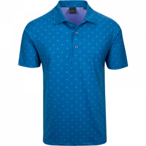 Dunning Golf Coorven Jersey Polo Shirt - Small 40-42" Chest - Blade/Chip