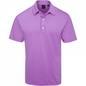 Dunning Golf Sutton Pique Polo Shirt - 40-42" Chest - Wisteria
