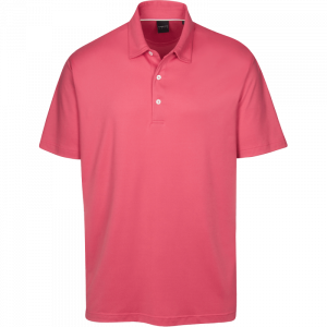Dunning Carlow Solid Jersey Performance Polo 40-42" Chest - Rosewood