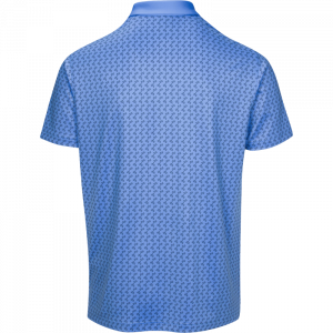 Dunning Golf Dalton Jersey Polo Shirt - Small 40-42" Chest - Surf Blue - Image 2