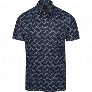 Dunning Golf Bartlett Jersey Polo Shirt - Small 40-42" Chest - Halo