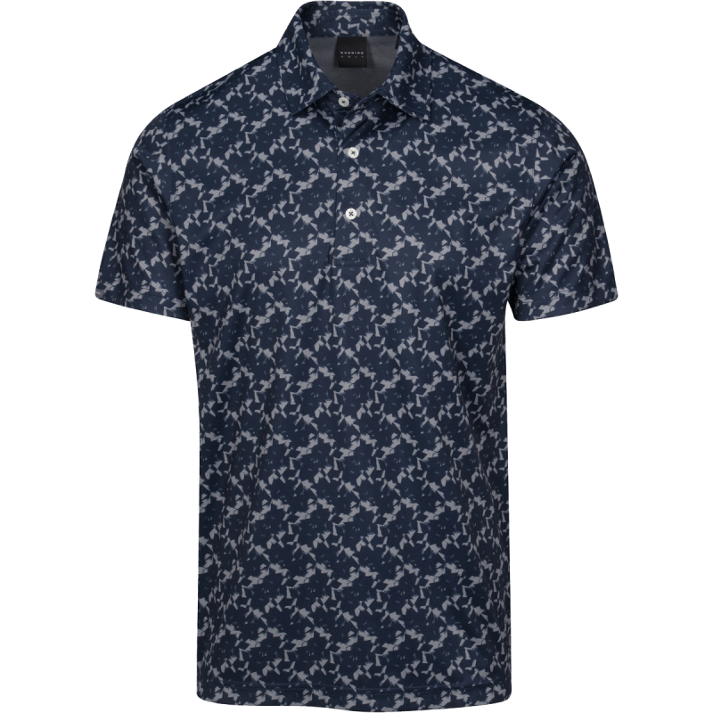 Dunning Golf Bartlett Jersey Polo Shirt - Small 40-42" Chest - Halo