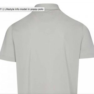 DUNNING PLAYER PIQUE PERFORMANCE POLO - 40-42" Chest - ARCTIC - Image 2