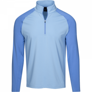 Dunning 1/4 Zip Golf Pullover - Size Small 40-42" Chest - Surf Blue Breeze