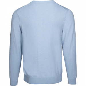 Dunning Golf Selborne V Neck Sweater - Small 40-42" Chest - Celestia Heather - Image 2