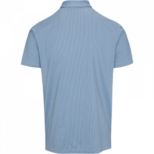 DUNNING BENFORD JACQUARD POLO 40-42" Chest- Seaport/wht - Image 2