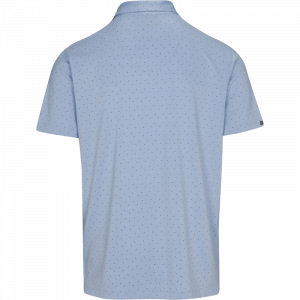 DUNNING SIGNATURE D PERFORMANCE JERSEY POLO- 40-42" Chest - OXFORD BLUE - Image 3