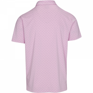 DUNNING SIGNATURE D PERFORMANCE JERSEY POLO 40-42" Chest-PINK SALT - Image 2