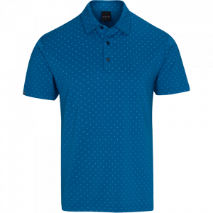 DUNNING SIGNATURE D PERFORMANCE JERSEY POLO- 40-42" Chest - SEAPORT