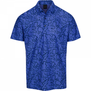 DUNNING TALBOT PIQUE PERFORMANCE POLO 40-42" Chest-SAPH/HALO
