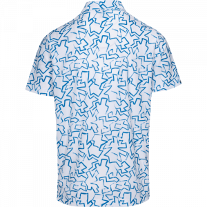DUNNING TALBOT PIQUE PERFORMANCE POLO 40-42" Chest-wht/seaport - Image 2