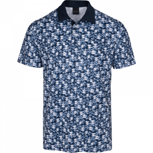 DUNNING PERFORMANCE POLO - 40-42" Chest - HALO/WHITE