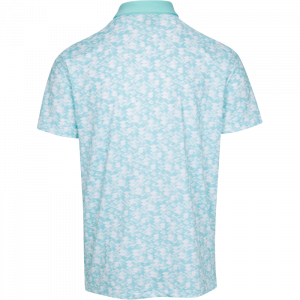 DUNNING PERFORMANCE POLO - 40-42" Chest - Riviera/White - Image 2
