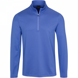 Dunning 1/4 Zip Golf Pullover - Size Small 40-42" Chest - Sapphire/Dewberry