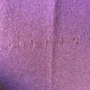 Mens Dunning Merino Wool V-Neck Plum Golf Sweater - Small 40-42" - Image 2