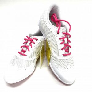 Ladies Adidas Julie Light White / Pink Golf Shoes - UK Size 5.5 - US 7 - EU 38