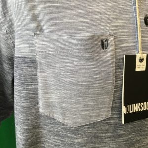 Mens Linksoul 100% Luxury Cotton Short Sleeve Golf Polo Shirt - Large 42-44" - Image 3
