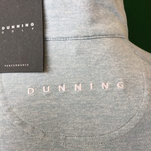 Mens Dunning Heathered Quarter Zip Long Sleeved Golf Top- Small 40-42" - Image 3