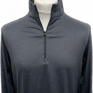 Dunning 1/4 Zip Golf Pullover - Size Small 40-42" Chest - Black/Fragment