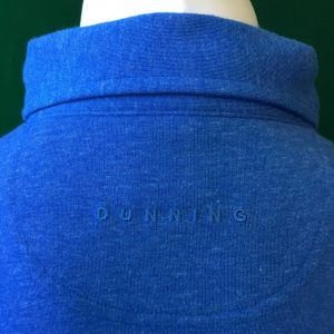 Mens Dunning Short Sleeved Sky Blue Golf Polo Shirt- Medium 40-42" - Image 2