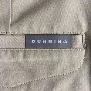 Mens Dunning Player Fit Woven Golf Shorts in Tan - Waist 32" - Image 2
