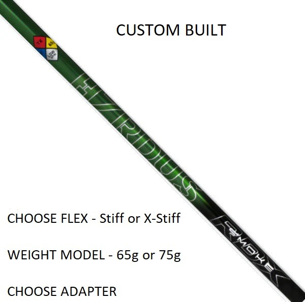 HZRDUS Smoke Green RDX Driver or Fairway Shaft - Custom Built