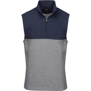 Mens Dunning Sleeveless Blue/ Grey Sweater - Small 40-42"