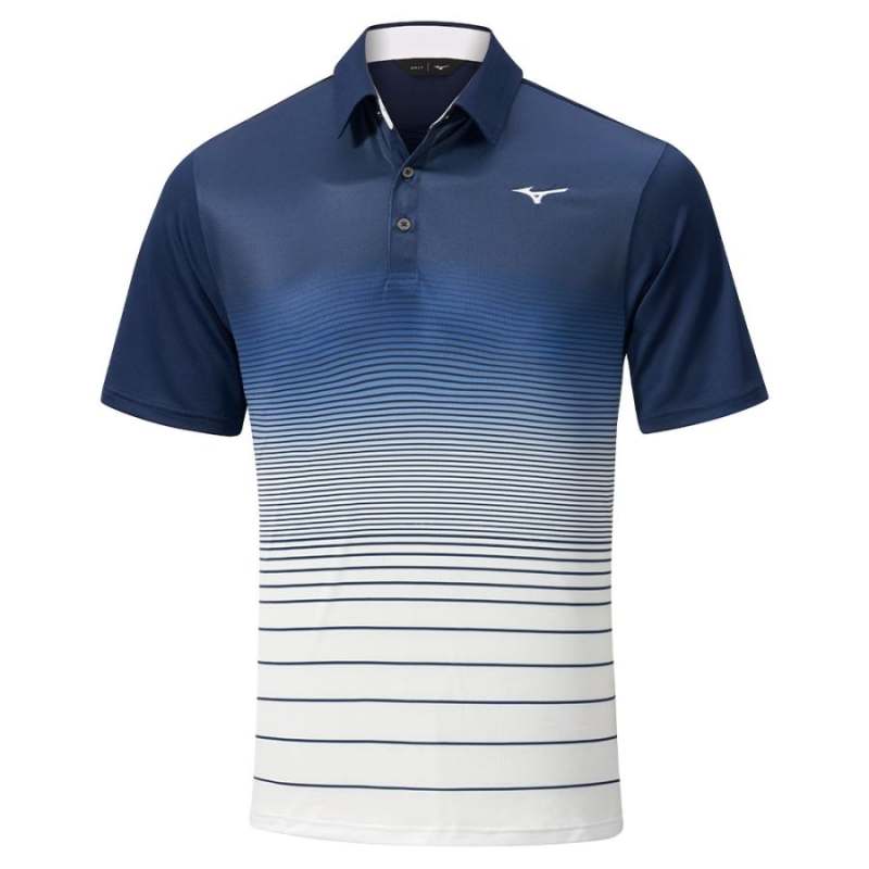 Mizuno Quick Dry Mirage Golf Polo Shirt - Medium (38"-40" Chest) - Deep Navy