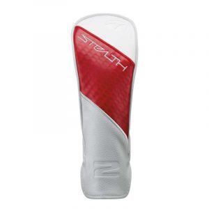 TaylorMade Stealth 2 Driver Club Head Cover - White/Red