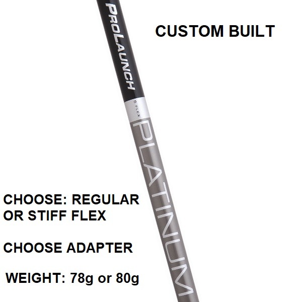 Grafalloy Prolaunch Platinum Hybrid / Rescue Wood Shaft - Custom Built