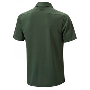 New 2021 Mizuno Mens Breath Thermo Winter Jacquard Polo Shirt - Choose Colour & Size - Image 2