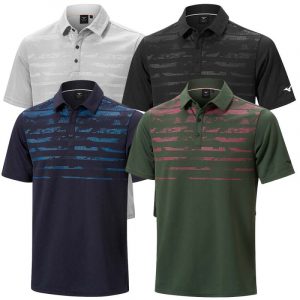 New 2021 Mizuno Mens Breath Thermo Winter Jacquard Polo Shirt - Choose Colour & Size