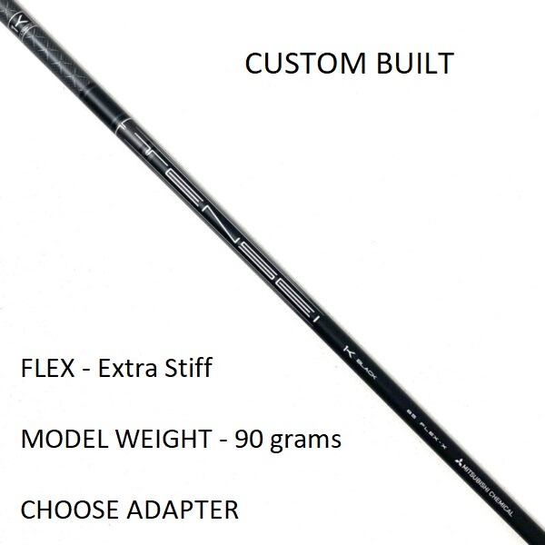 Mitsubishi TENSEI 1K Black 85 X-Stiff Flex Driver Shaft - Custom Built