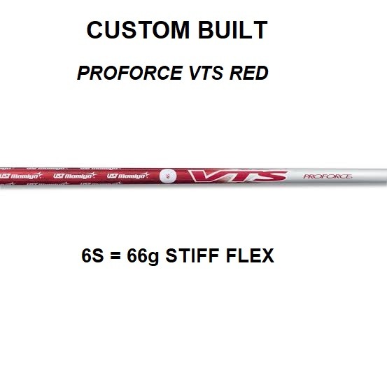 UST Proforce VTS Red Stiff Flex Driver or Fairway Shaft - Custom Built